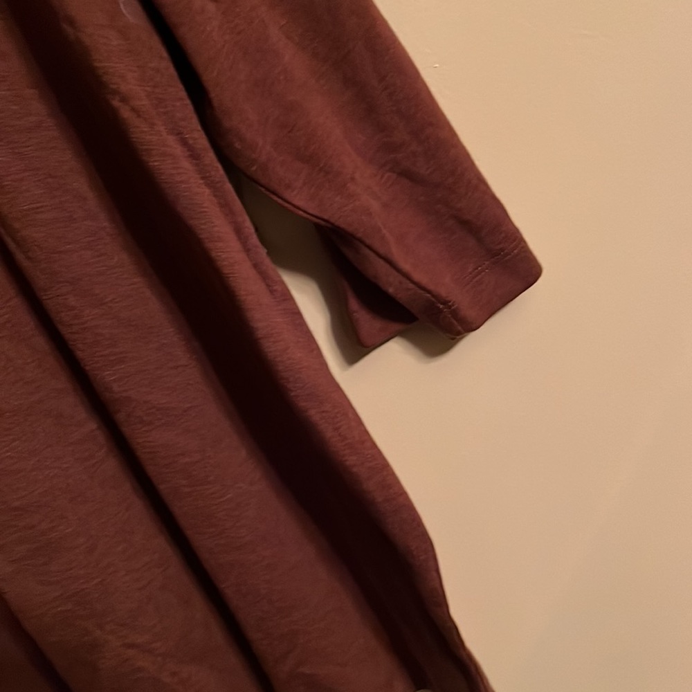 ✔️CJ Banks, Plus size 3X, Brown Knit Top, EUC - Picture 6 of 9